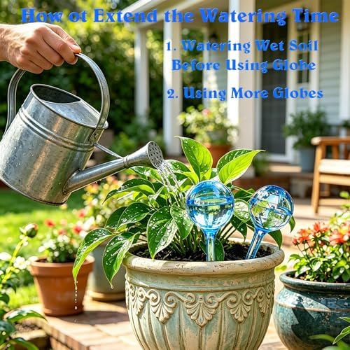 Plant Self-Watering Bulbs, 10pcs Self Watering Planter Insert for Potted