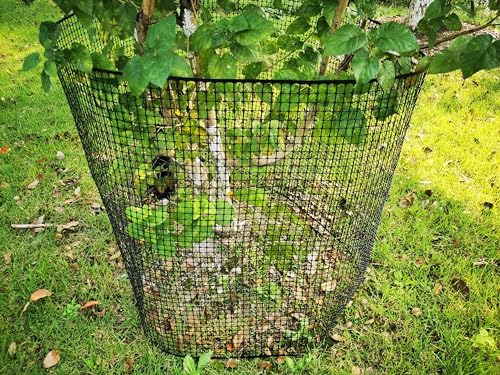 PotatoLife Black Plastic Garden Fence, Hardware Mesh, 40'' x 25'