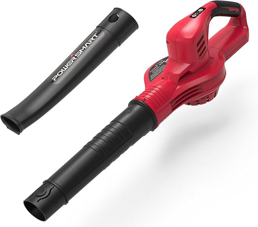 PowerSmart 20V Cordless Leaf Blower Tool Only, Lightweight & Portable Electric Blowers for Lawn Care, Gutter, Patio, Jobsite