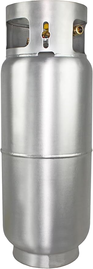 Flame King 43.5LB Aluminum Forklift Propane Tank with Gauge, Corrosion-Resistant and Rust-Free, DOT and TC Compliant, Lightweight, Rugged-Designed