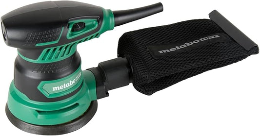 Metabo HPT 5-Inch Random Orbit Finishing Sander, Variable Speed, Palm-Style Comfort Grip, 230W 2.8 Amp Motor, 9,000-13,000 RPM, Dust Collection Hose Connector, Compact and Lightweight Design, SV13YST