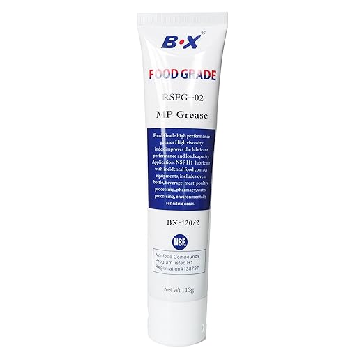 Food Grade Grease Food Safe Machine Lubricant for Frozen Dessert Equipment, O-Ring Lubricants 1X4oz