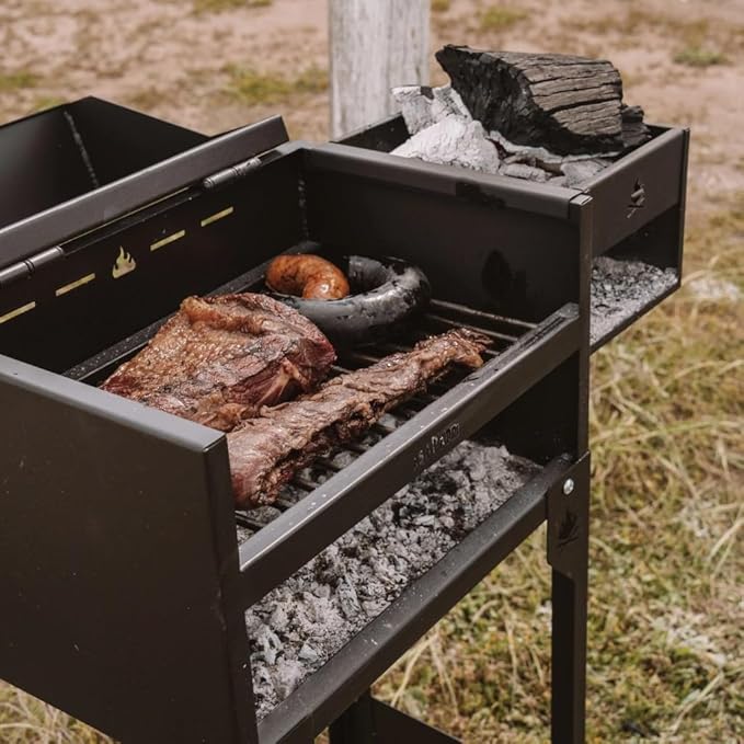 Luxury Argentine Grill Chulengo - Authentic Argentinian Style Outdoor Cooking Charcoal