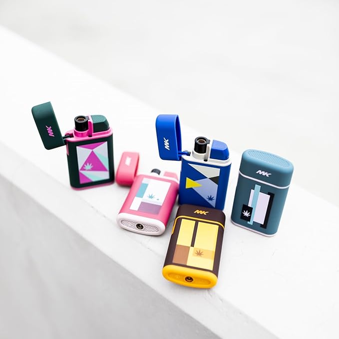 MK Lighter 5-Pack Torch Flame Pocket Lighters, Refillable and Multipurpose, Ideal for Candles, BBQ, Camping, and Everyday Use (Dimensional-5PC)