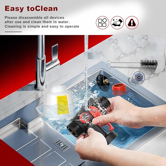 Paint Sprayer Compatible with Craftsman 20V Lithium Battery, Cordless Paint Sprayer HVLP Spray Gun with Copper Nozzle, 200W Power Easy to Clean for Home Interior,Exterior, Renovation(Tool Only)
