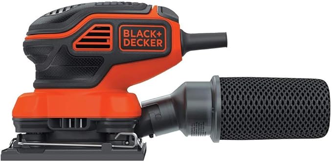 BLACK+DECKER 2.0 Amp Electric 1/4 Sheet Orbit Sander (BDEQS300)