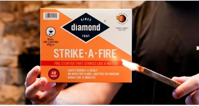 Diamonds Fire Starter Matches 48 Count per Pack