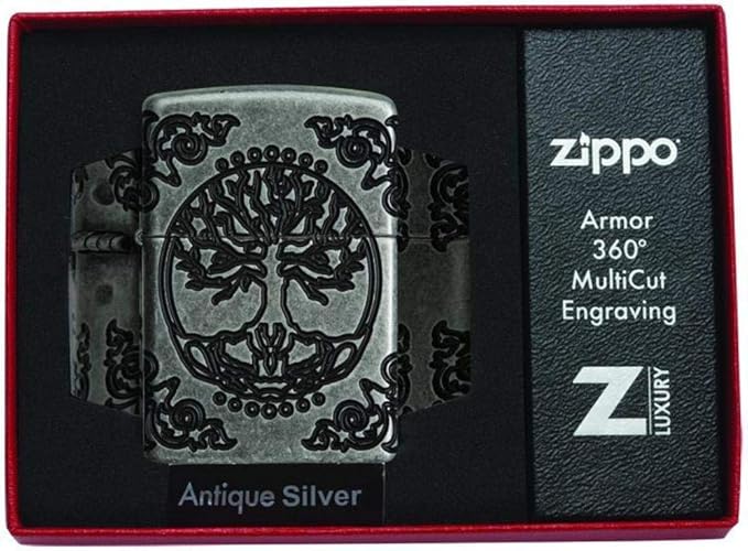 Zippo Armor Tree of Life Design Pocket Lighter