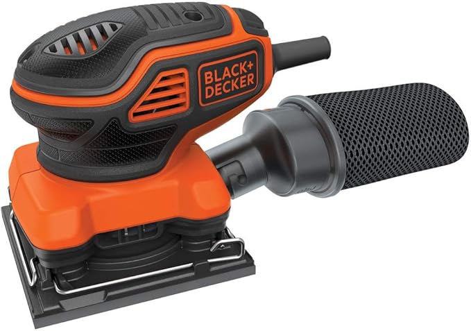BLACK+DECKER 2.0 Amp Electric 1/4 Sheet Orbit Sander (BDEQS300)