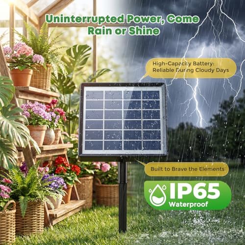 Solar Drip Irrigation System, Split Automatic Watering for Balcony