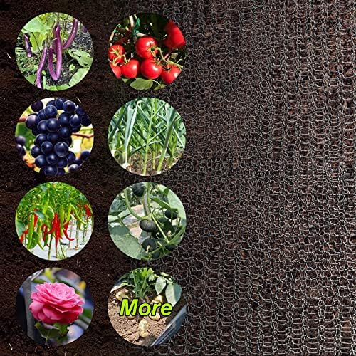 Keebgyy Metal Mesh Bag, Gophers Resistant Stainless Steel Mesh, Stainless Steel Wire Mesh Vole Mesh Metal Mesh Bag, Flowers Rodent Proof Wire Baskets for Plants, Planter for Garden Lawn(#3)