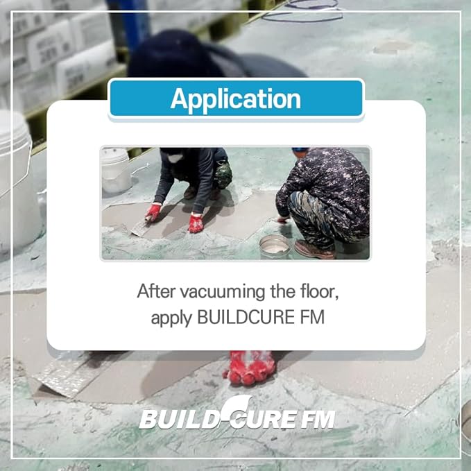 BUILDCURE FM – Fast-Setting Floor Repair Mortar, Cold-Resistant Concrete & Asphalt Patch, High-Strength (7,250 psi), Quick Cure in Freezing Temps, 1 Pack (44 lbs)