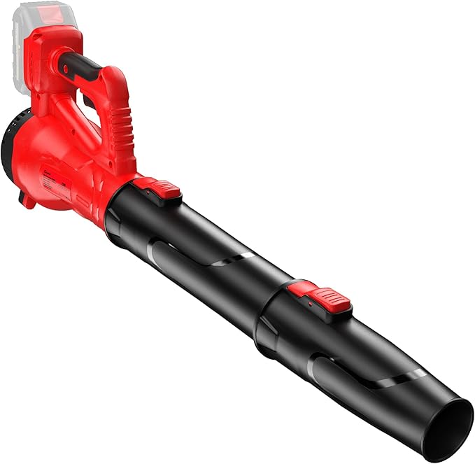 Brushless Leaf Blower for Milwaukee M18 Battery, 6-Speed Adjustable, 600CFM/190MPH(Max), Lightweight(2.6LBS) Leaf Blower for Yard, Patio, Garden, Grass(Tool only)