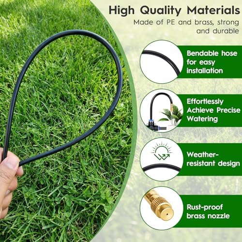 100FT 360° Adjustable Drip Irrigation System