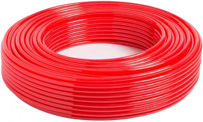 Pex-A Tubing 1/2 Inch x 1000 Ft Coil, Non-Barrier Pipe for Potable Water, Flexible Water Tubing for Plumbing, Red