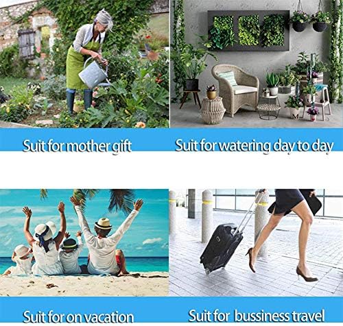 Self Plant Watering Spikes 12 Pack Auto Drippers Irrigation Devices Vacation Automatic Plants Water System with Adjustable Control Valve Switch Design for Houseplant, Gardenplant, Officeplant