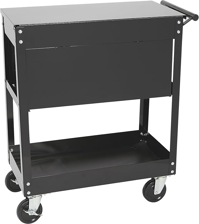 Ironton Mobile Tool Chest, Slide Top Tool Cart Made of Rust-Resistant Powder-Coat Finish, Mobile with Fully Opening Lid, Four Locking Drawers, Rolling Tool Carts Tool Cart with Drawers