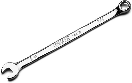 Capri Tools 1/4-inch Combination Wrench, 12 Point, SAE, Chrome (1-1401)