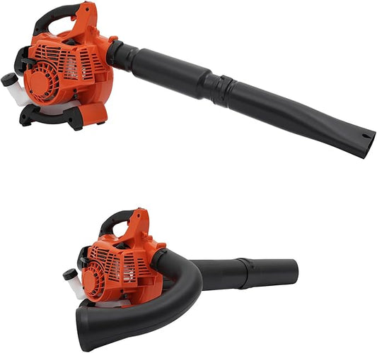 2-in-1 Handheld Gas Powered Leaf Blower & Vacuum Mulcher with Collection Bag – 25.4cc 2-Stroke (0.75KW/7500rpm), 275.45CFM Airflow, 0.9L Fuel Tank for Lawn/Yard Care