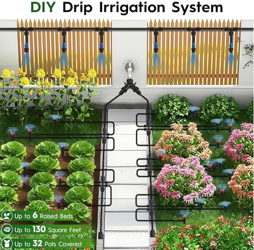 200FT Quick-Connect Drip Irrigation System