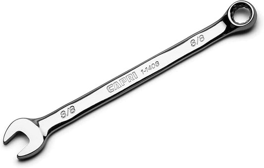 Capri Tools 3/8-inch Combination Wrench, 12 Point, SAE, Chrome (1-1403)