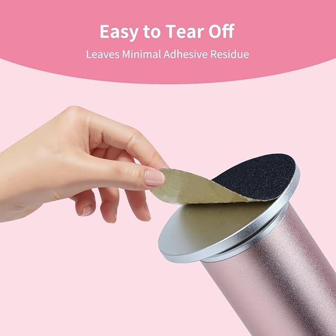 120pcs Replaceable Sandpaper for Electric Foot Callus Remover, 120 Grit Medium Sandpaper Refill Discs