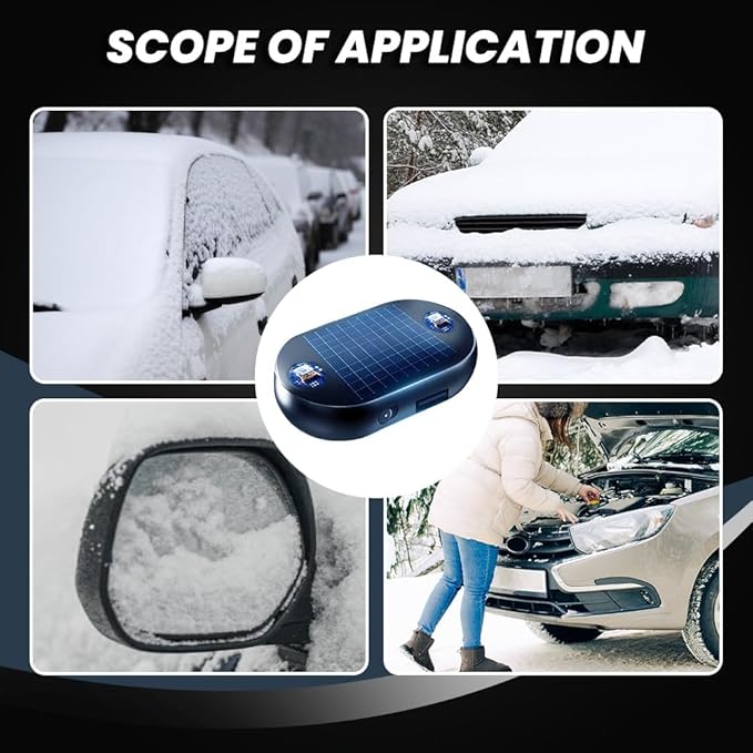 soputry Anti-Freeze Electromagnetic Car Snow Removal Device, 2026 New Antifreeze Snow Removal Instrument, Defroster for Car Windshield Antifreeze Device (1 Pc)