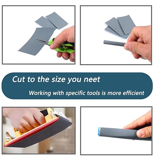 30Pcs 9 x 3.6 Inchs 3000 Grit Wet and Dry Handmade Universal Sanding Sheets, Suitable for Woodworking Furniture/Automobiles/Metal/Lacquer Polishing Sandpaper