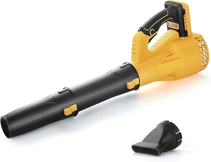 Leaf Blower Cordless Compatible with DeWalt 20V Max Battery, Brushless Electric Leaf Blower Battery Powered Handheld 6 Variable Speed Switch (Bare Tool Only)