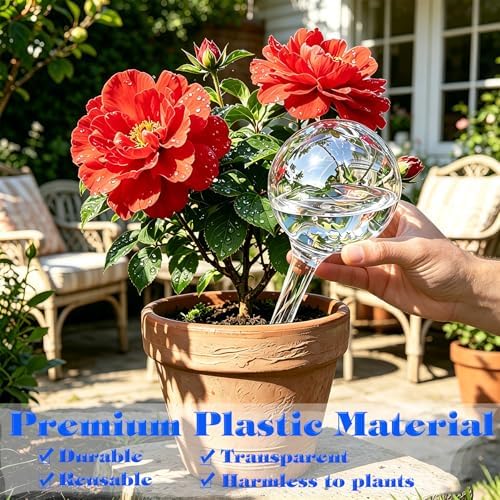 Plant Automatic Watering Devices, Clear Plastic Plant Self-Watering Bulb