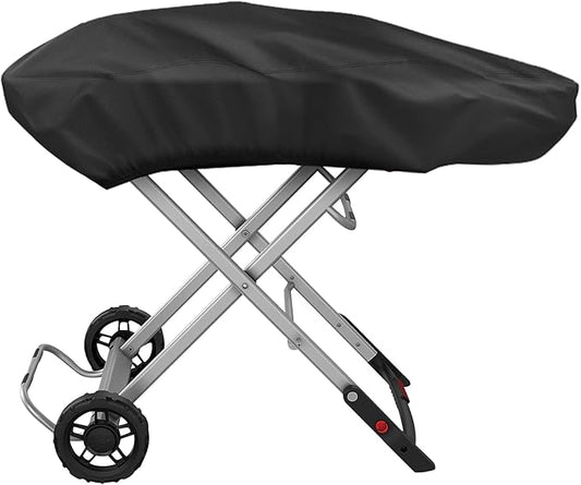tonhui Grill Cover for Weber Traveler Portable Gas Grill 9010001, Outdoor Heavy Duty Waterproof Oxford Fabric Weather Resistant