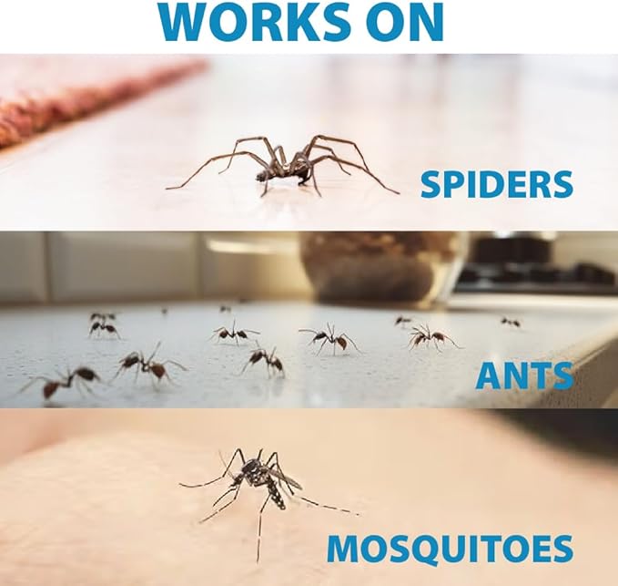 Insect, Lizard & Ant Repellent Bundle - Natural Bug Spray, Gecko Deterrent & Ant Control for Indoor/Outdoor Use - Kid & Pet Safe Plant-Based Pest Prevention for Home, Garden, Patio, Porch