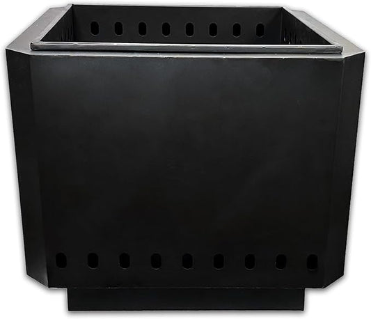 Torch & Porch 19 Inch Smokeless Steel Fire Pit with Weather Resistant Carry Bag and Poker