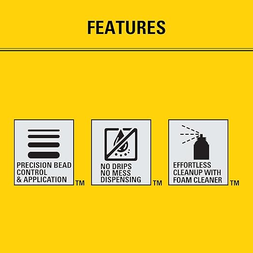 Stanley PRO-FG24 Foam Gun – High Precision Professional Grade 24" Applicator with Teflon Coated Basket, Metal Body & Extension Nozzles | For Expanding Insulation Foam | 1 Pack, 24 In