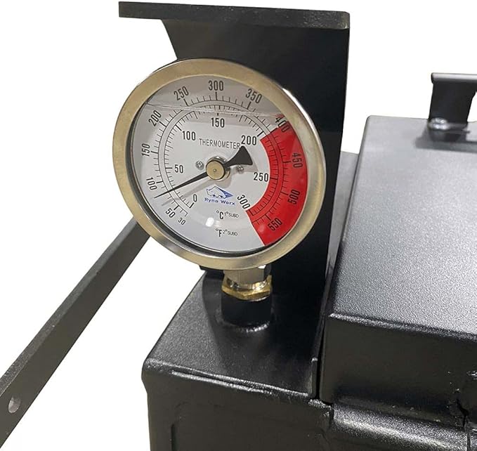 Asphalt Kingdom - RY10 Pro Melter Applicator for Filling Asphalt Cracks - 4-Wheel Designed Safe, Reliable, Efficient Crack Seal Machine - 12.5 Gallon