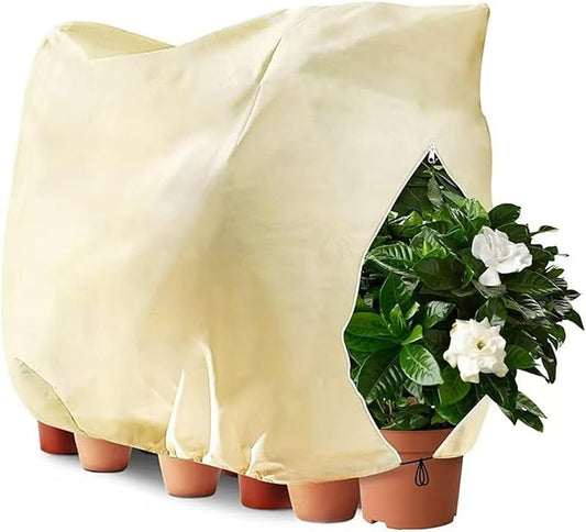 1-Piece Set,Winter Plant Covers Freeze Protection, 200 * 240inch,Frost Covers for Outdoor Plants, with Zipper and drawstringSuitable for Plants, Fruit Trees, shrubs, and Potted Plants