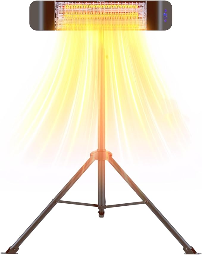 Pasapair Electric Patio Heater - Smart Infrared Indoor Heater 24H Timer with APP Control - Wall Mounted Outdoor Heater for Patio Garage - IP65 CSA Certified