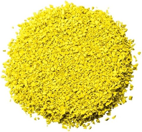 Poured-in-Place Surfacing Repair Kit Fix Rubber Playground (Yellow, Standard)