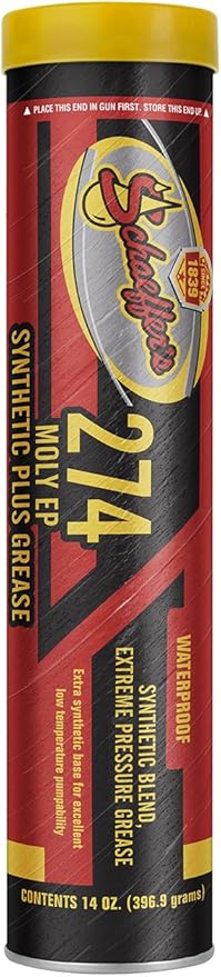 Schaeffer Manufacturing Co. 02742-029S Moly EP Synthetic Plus Grease, NLGI #2, 14 oz.