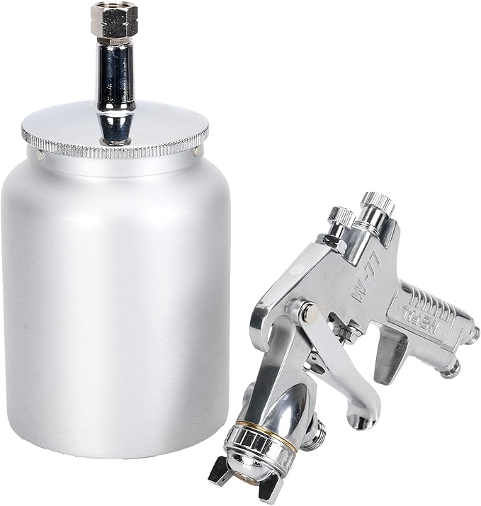 Professional Siphon Spray Gun with 1000cc Cup, 3.0mm Nozzle, for Furniture Automobile Repair