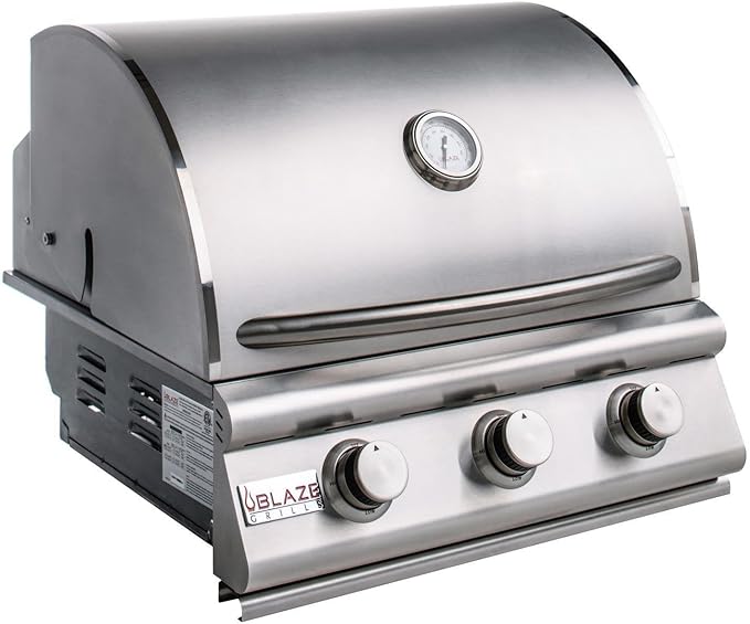 Blaze Prelude LBM 3-Piece 25-Inch Propane Outdoor Kitchen Package - BLZ-3LBM-LP-3PC-SC