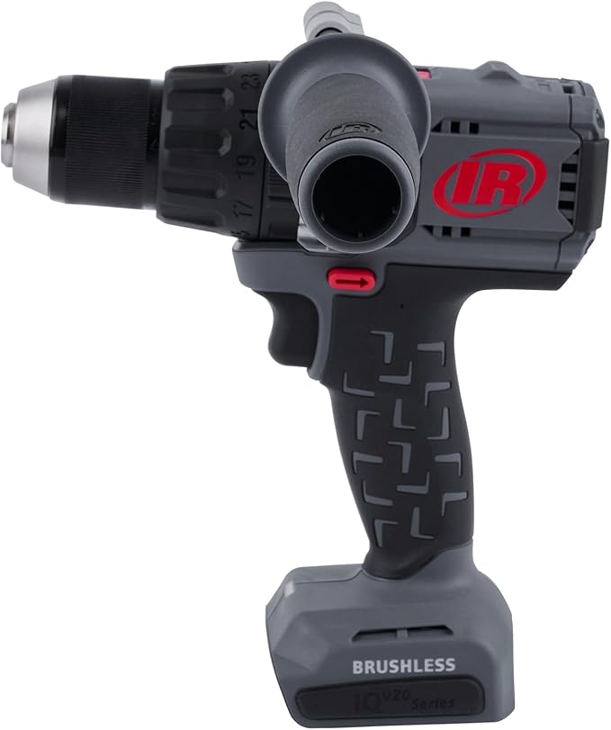 Ingersoll Rand D5241-K22 1/2" 20V Cordless Hammer Drill 2 Battery Kit, 1100 in-lb Torque, Keyless Chuck, Pistol Grip
