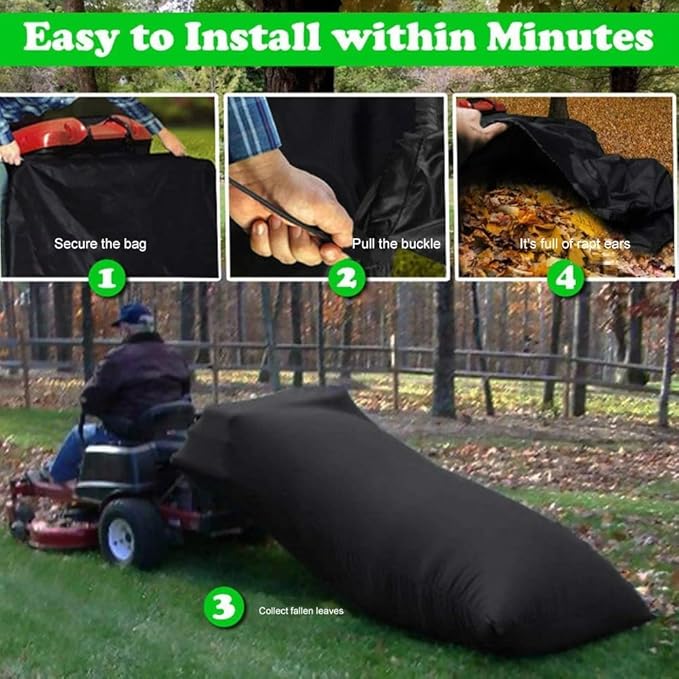 Leaf Storage Bag, High Capacity 210D Oxford Cloth Lawn And Leaf Bags, Reusable Yard Waste Bags Garden Waste Bag For Debris, Yard, Leaf Collector
