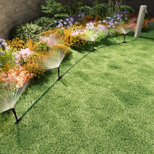 Flexible Sprinkler System, Above Ground DIY Irrigation Kit