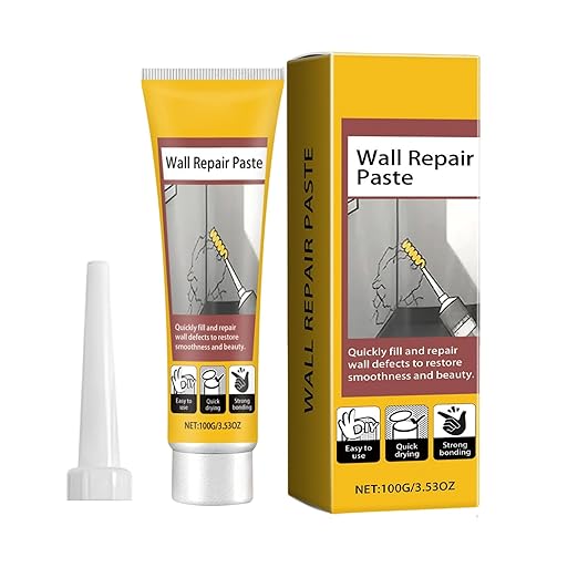 Wall Crack Filler - 100g Quick Drying Maintenance Fix Filler | Ceiling Hole Cover Paste,for Living Room Bedroom Bathroom Kitchen Balcony Basement Garage
