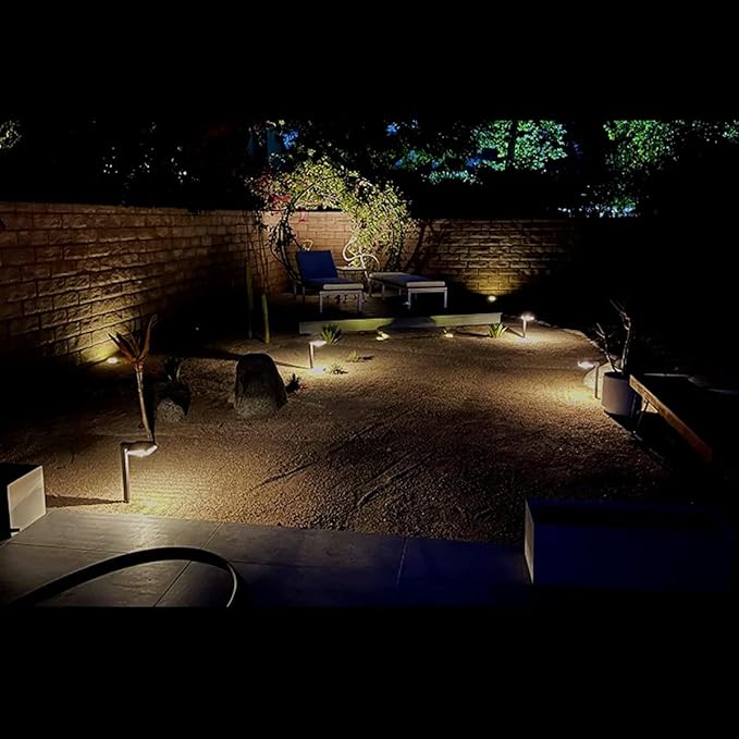 Bobcat Solar Pathway LED Lights Super Bright 300 lumens with 2-in-1 Warm White and Daylight Modes, Dark Brown Solar Lights Outdoor Waterproof for Path, Sidewalk, Driveway or Walk Way Light(4 Pack)