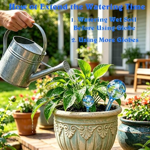 Self Watering Globes for Plant, 10pcs Auto Watering Bulb for Indoor Outdoor