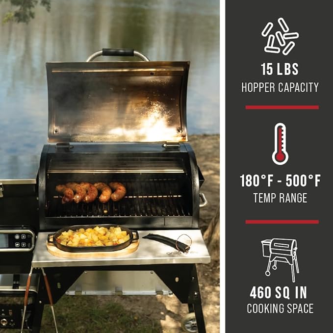 GRILLA Chimp 2.0 Tailgater Pellet Grill with Foldable Design, Wifi Connectivity, Compact Design, For Outdoor Grilling, Tailgating, and BBQ