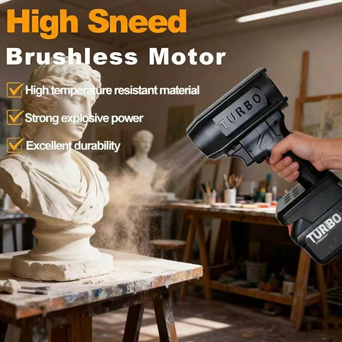 Jet Blower V3.0 Cordless Leaf Blower - 150,000 RPM 200 Mph Turbo Jet Blower for Lawn, Yard, Driveway, Garage Cleaning - Compatible with Dewalt Blowers（for Dewalt）