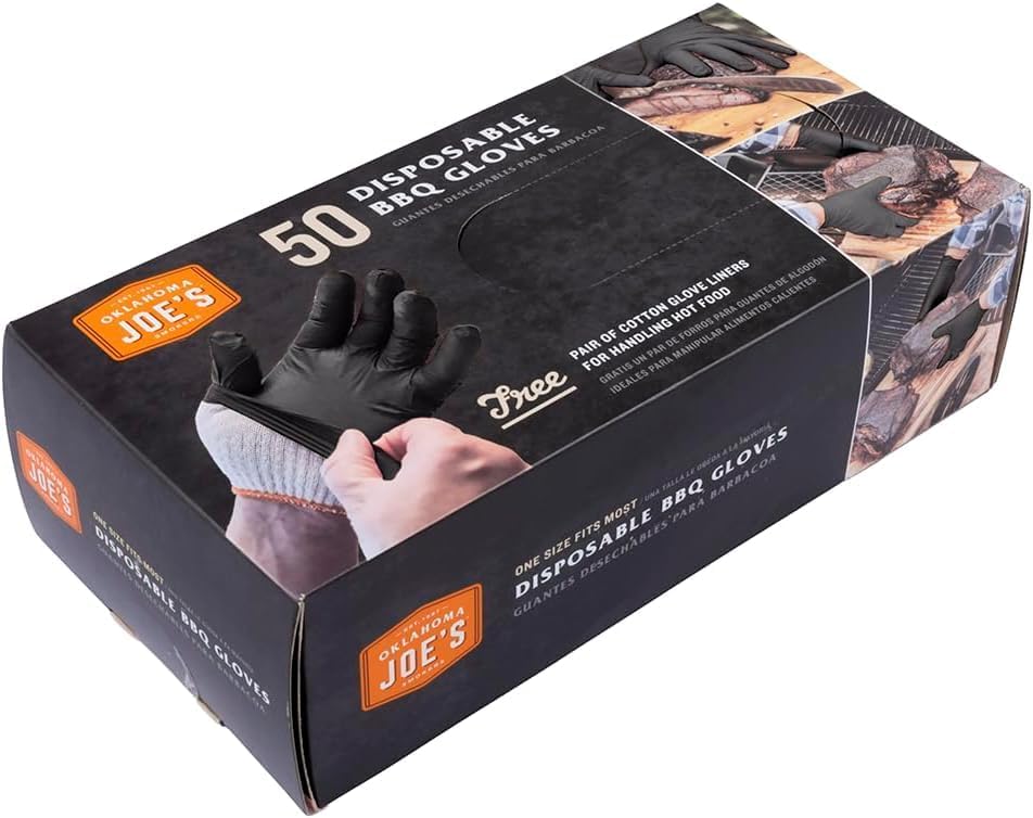 Char-Broil Oklahoma Joe's® Disposable BBQ Gloves,50-Count - 4386292R06,(Pack of 6)
